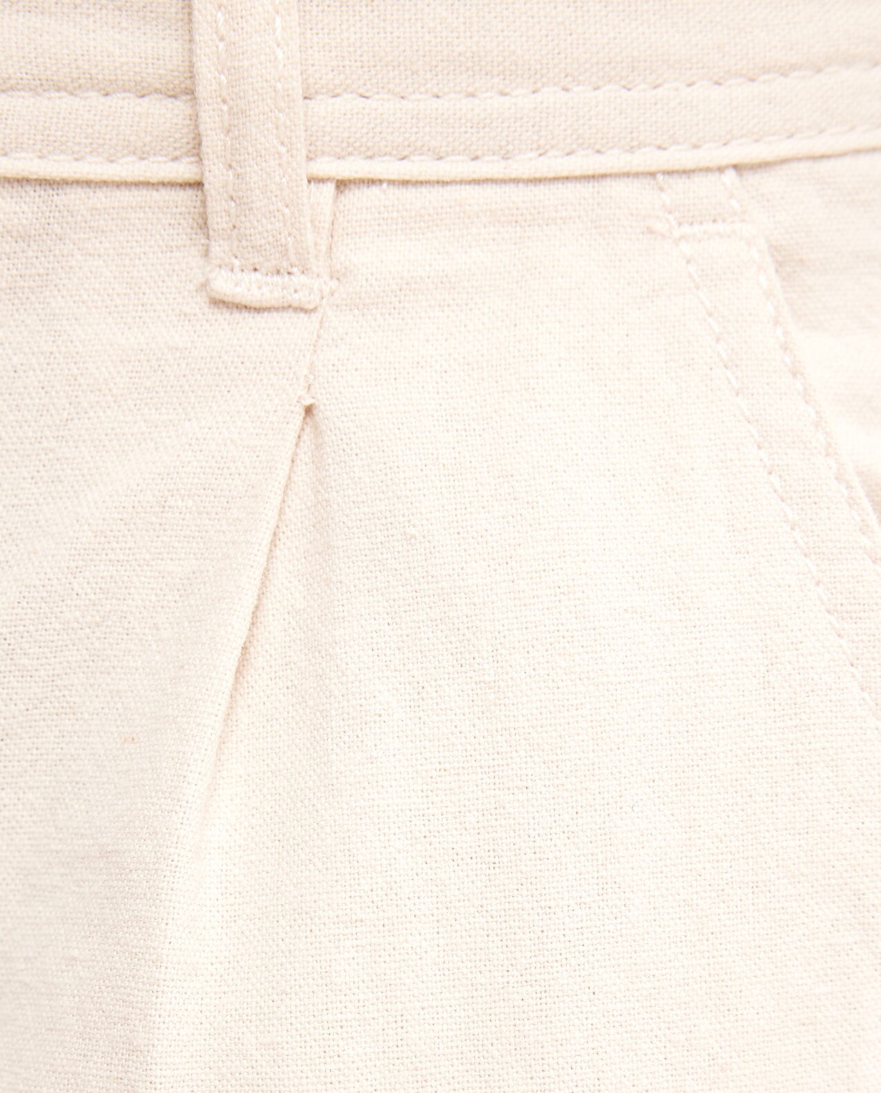Solid Shorts with Button Closure