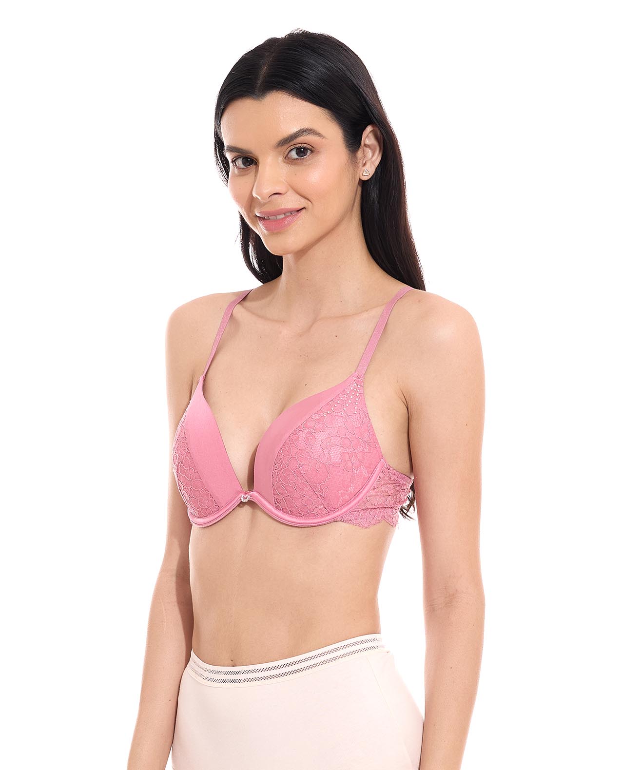 Solid Full Cup Underwire Bra