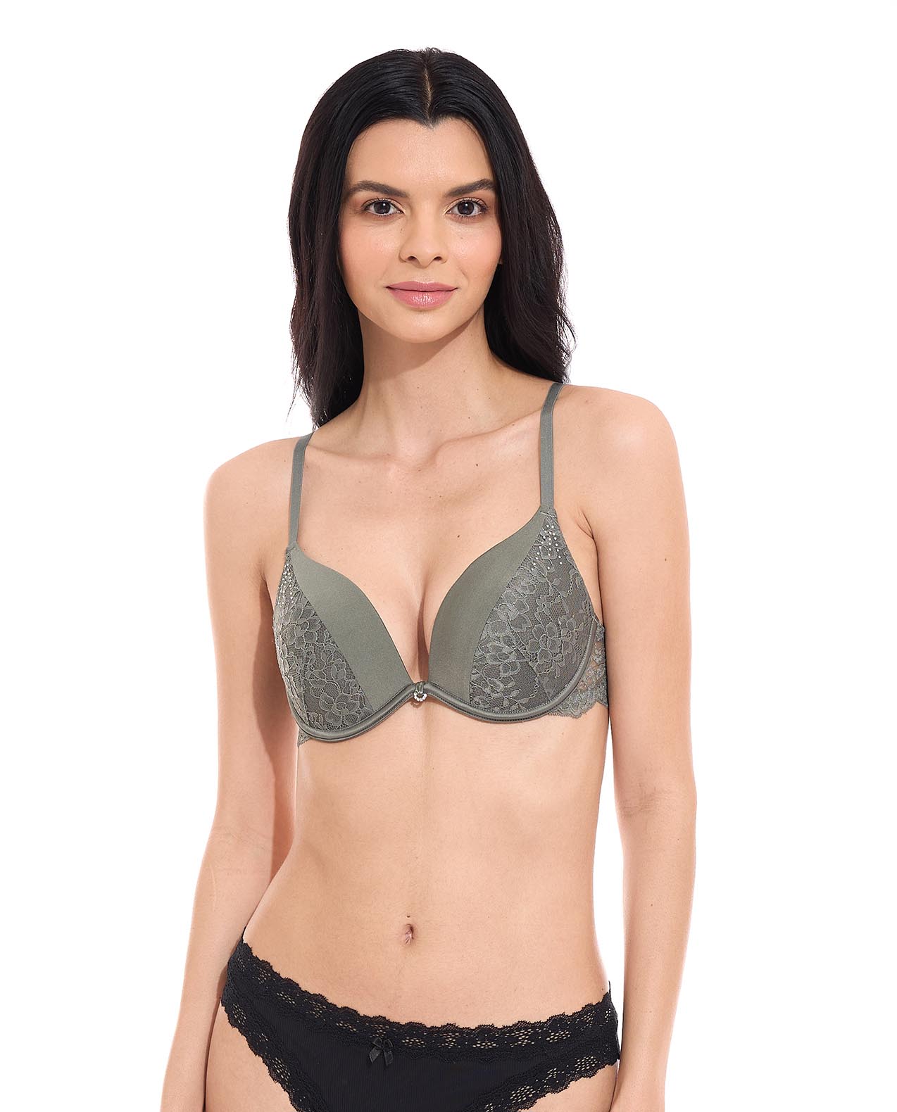 Solid Full Cup Underwire Bra