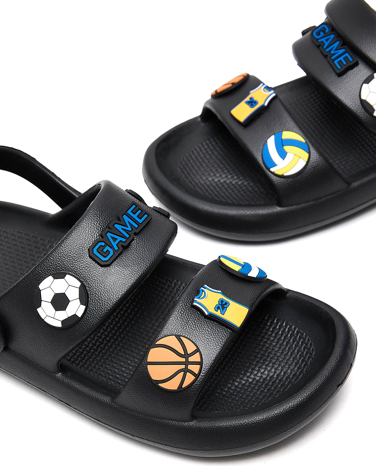 Charm Detail Comfort Sandals