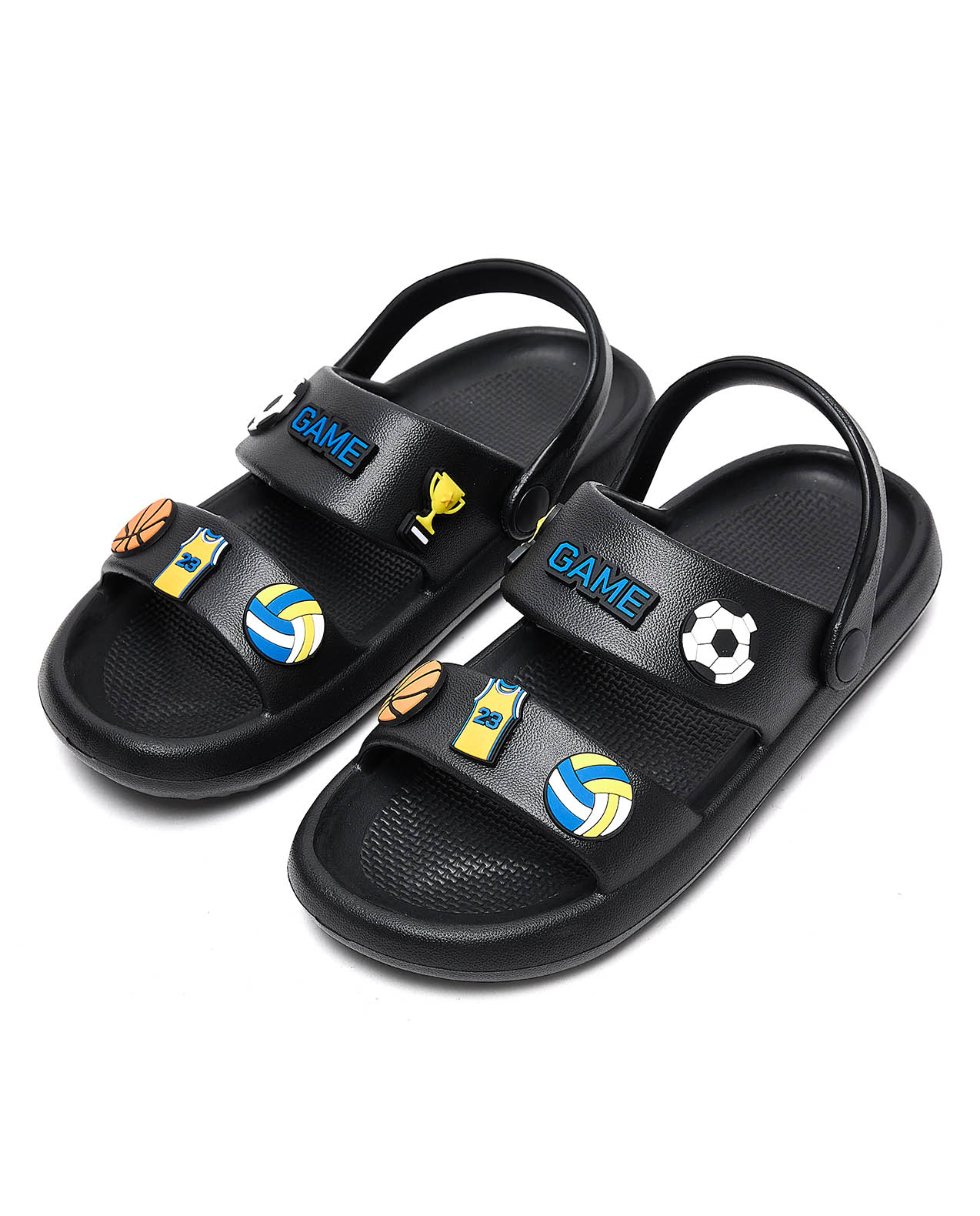 Charm Detail Comfort Sandals