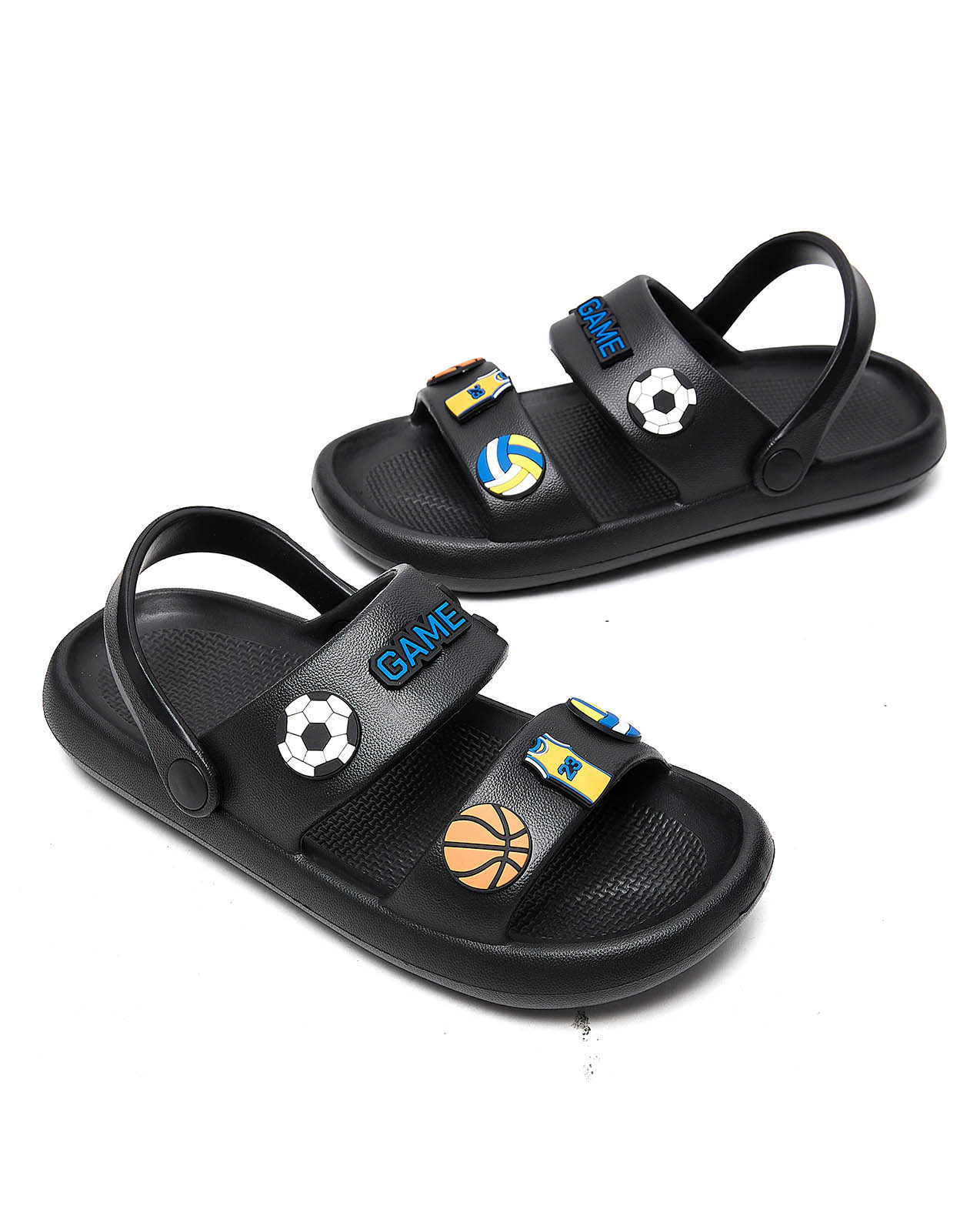 Charm Detail Comfort Sandals