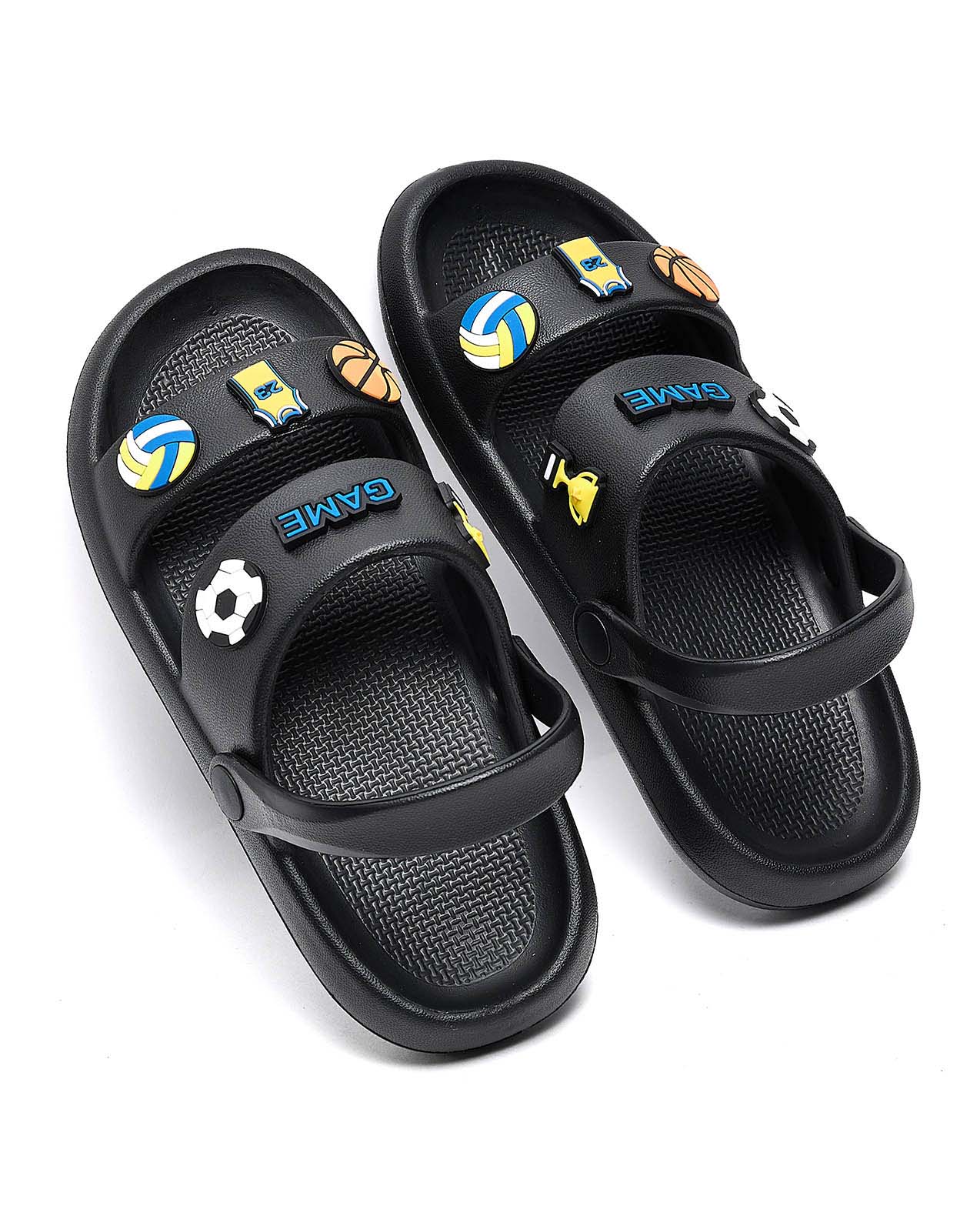 Charm Detail Comfort Sandals