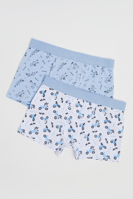 2 Pack Printed Boxers