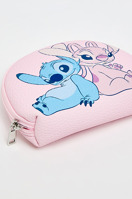 Angel & Stitch Print Coin Purse
