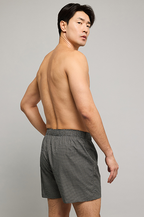 Printed Boxer with Elastic Waist