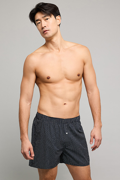 Printed Boxer with Elastic Waist