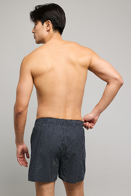 Printed Boxer with Elastic Waist
