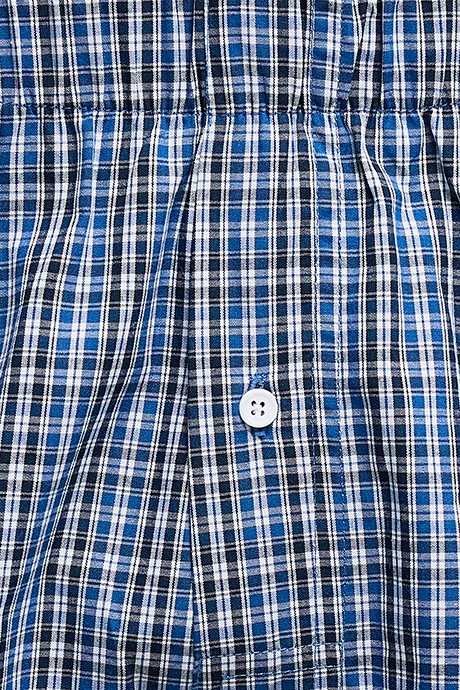 Plaid Boxer with Elastic Waist