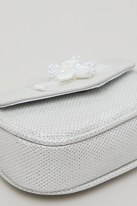 Appliqued Flap Sling Bag