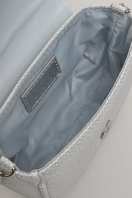 Appliqued Flap Sling Bag