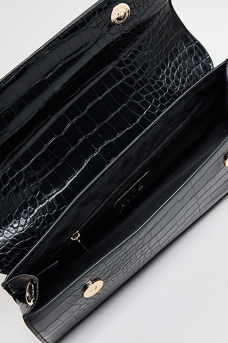 Textured Top Handle Bag