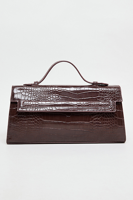 Textured Top Handle Bag