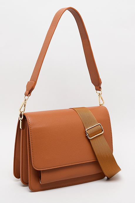 Textured Shoulder Bag