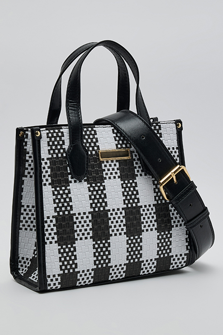 Checked Mini Bag