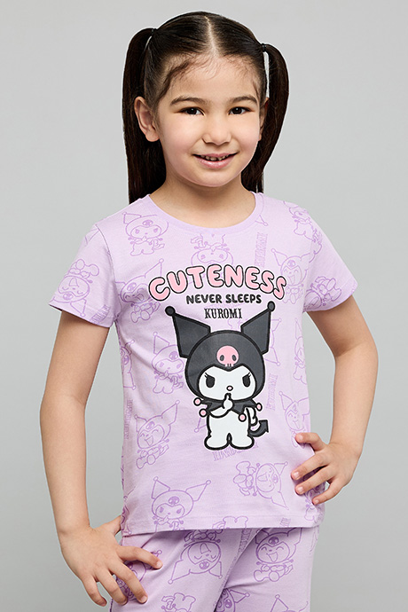 Kuromi Print Pyjama Set