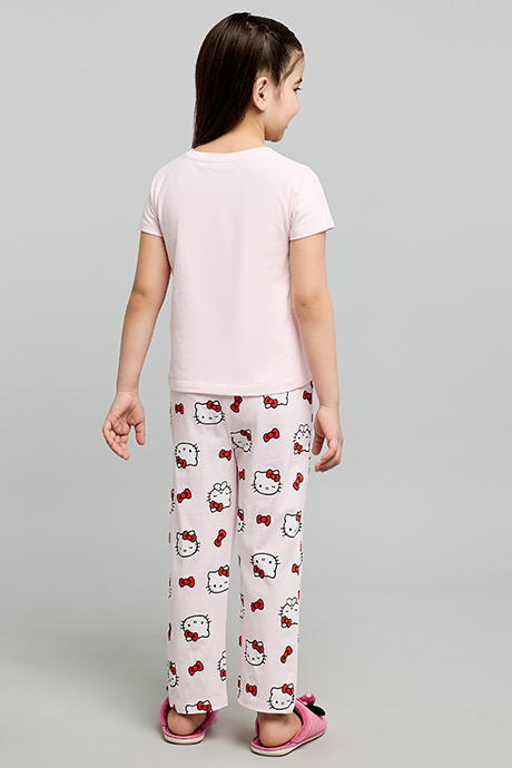 Hello Kitty Print Pyjama Set