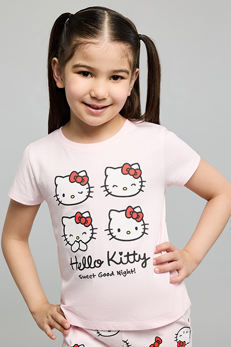 Hello Kitty Print Pyjama Set