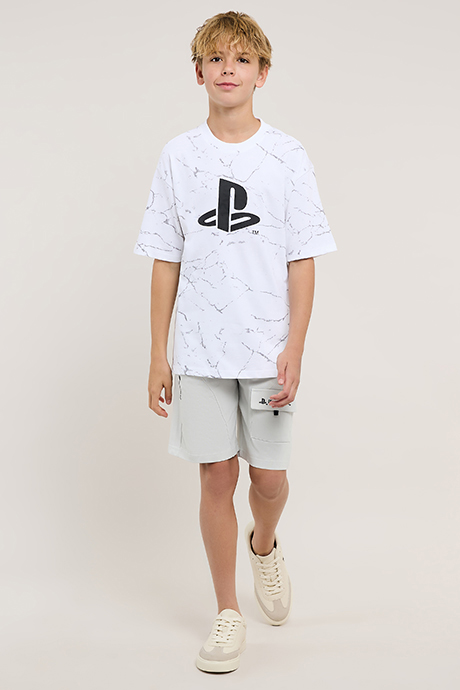 PlayStation Logo T-Shirt and Shorts Set