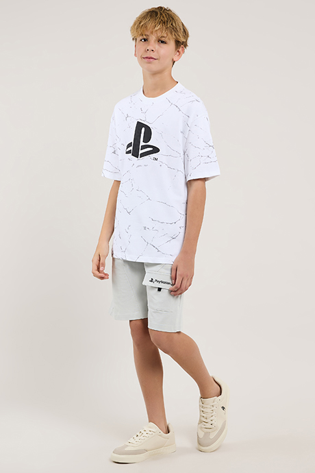PlayStation Logo T-Shirt and Shorts Set