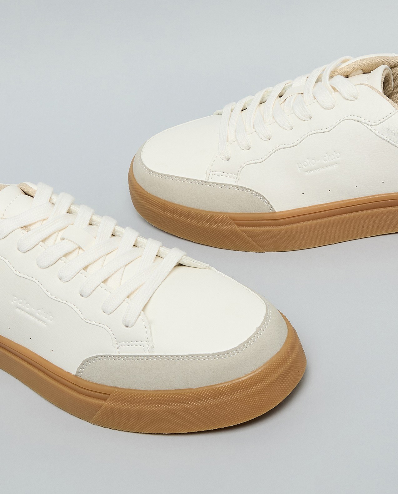 Color Block Lace-Up Sneakers