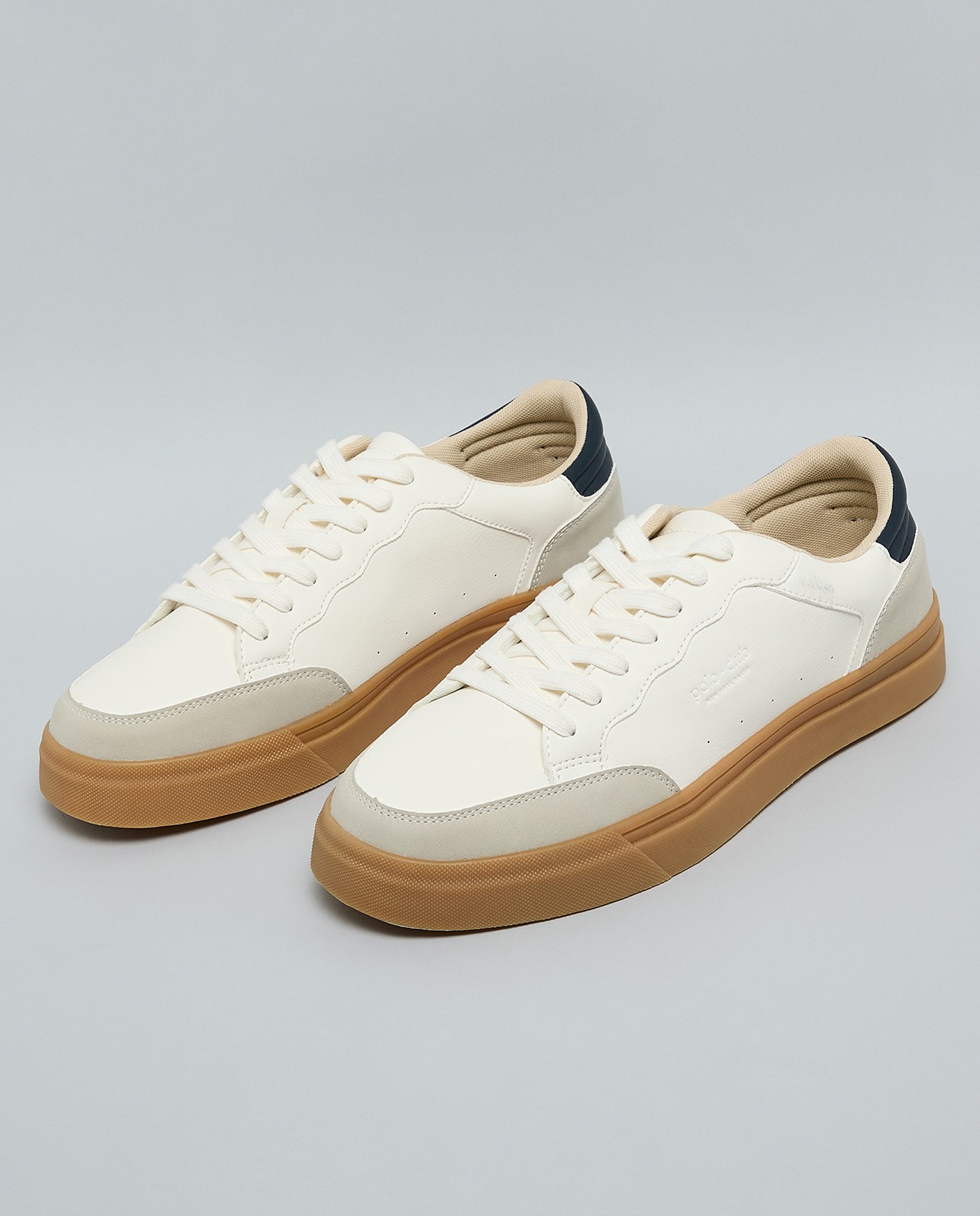 Color Block Lace-Up Sneakers