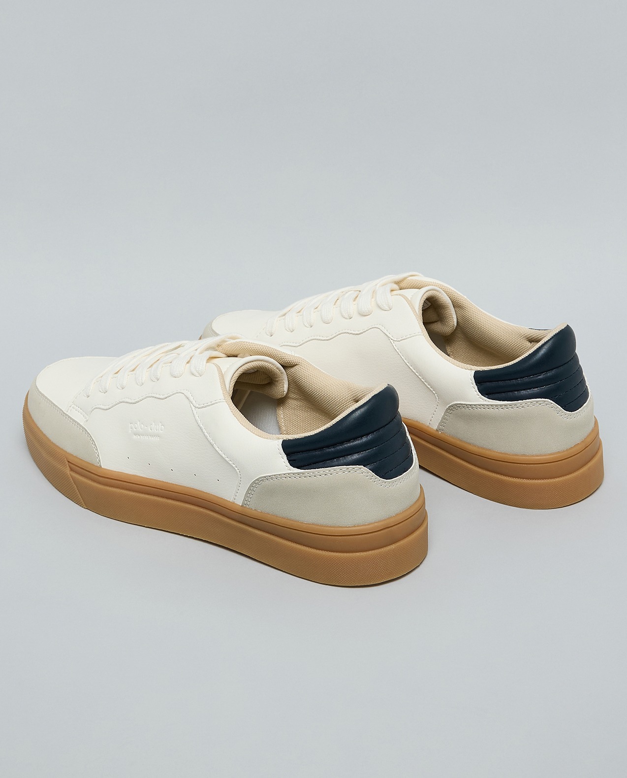 Color Block Lace-Up Sneakers