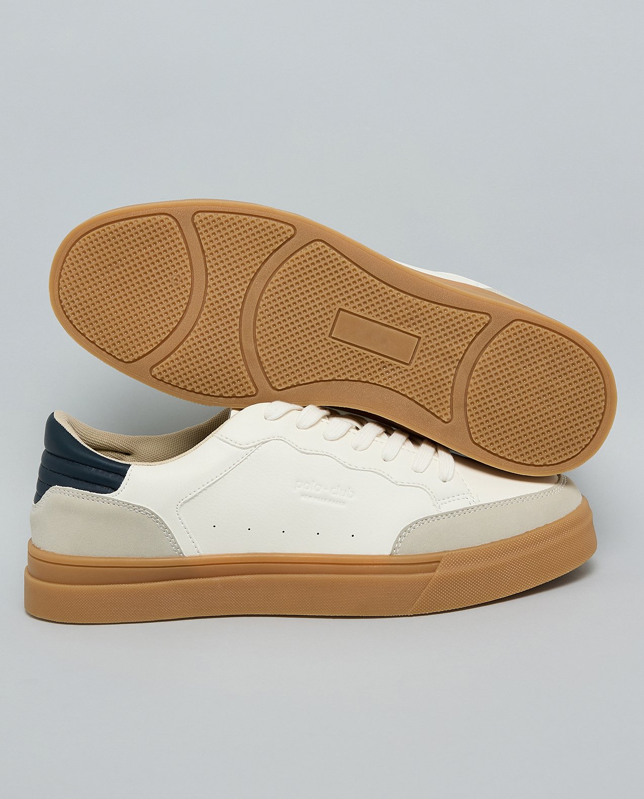Color Block Lace-Up Sneakers