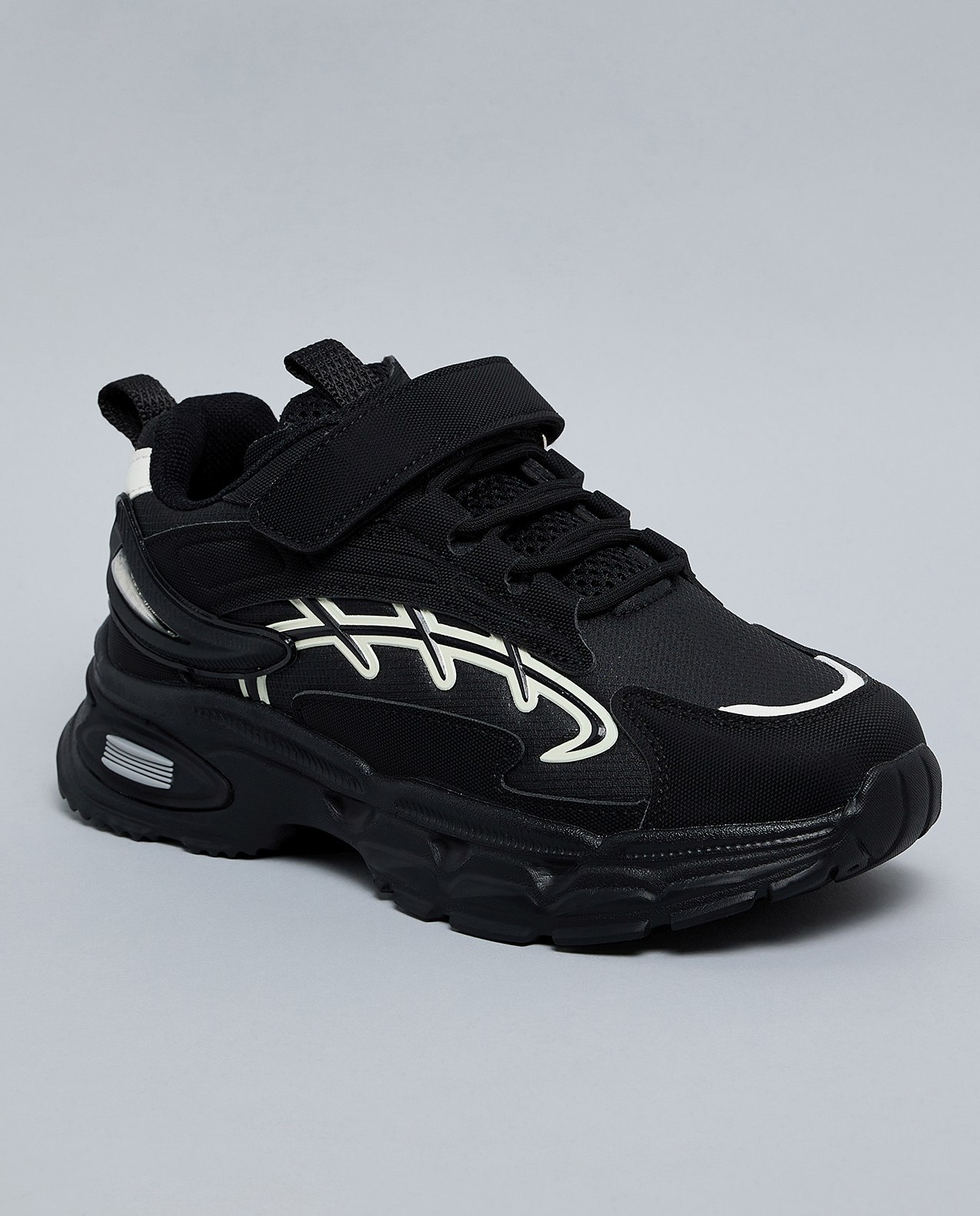 Printed Velcro Closure Sneakers