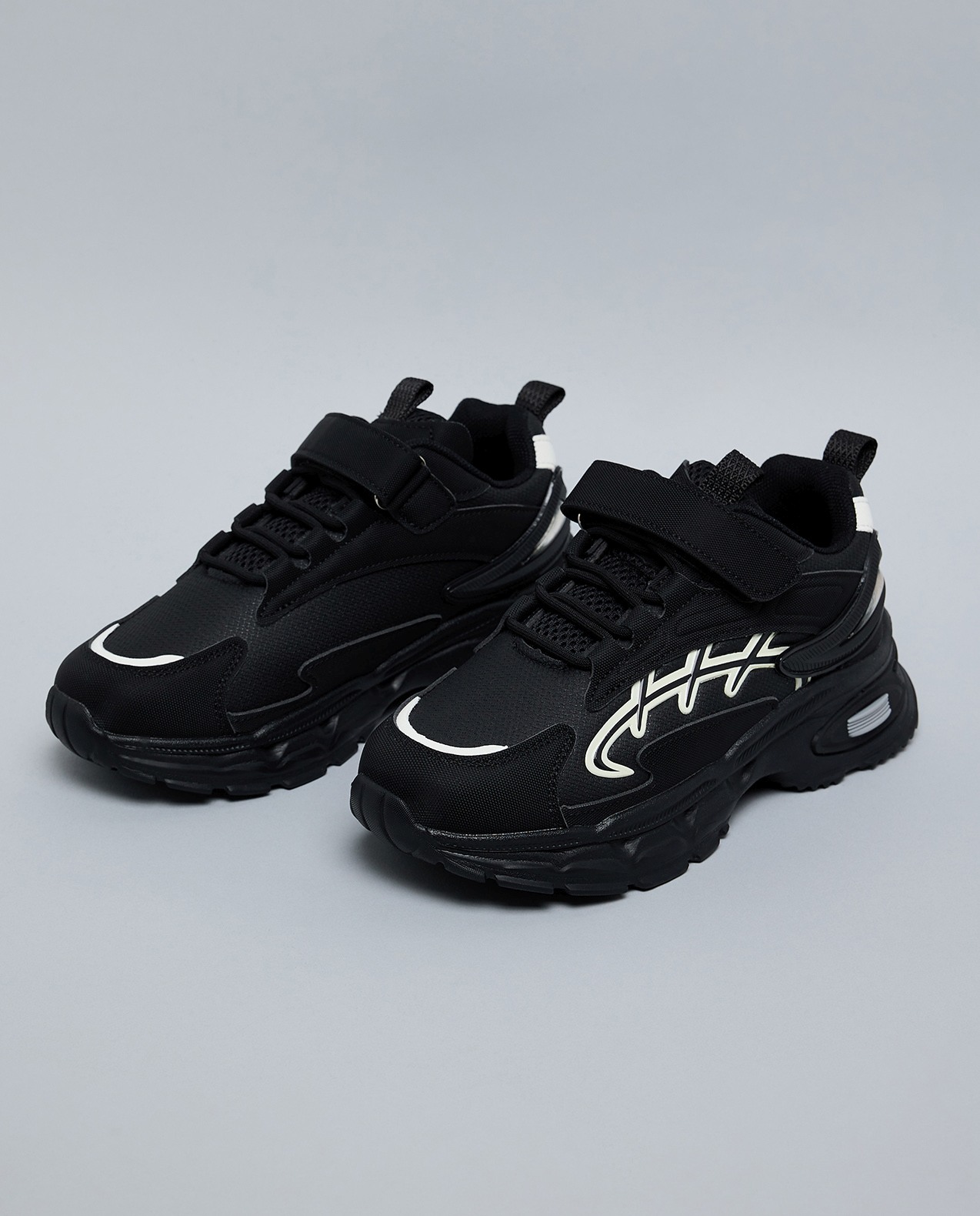 Printed Velcro Closure Sneakers