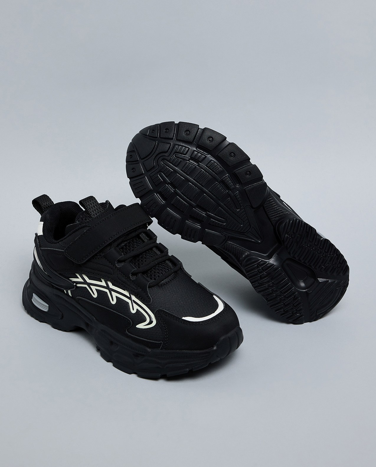 Printed Velcro Closure Sneakers