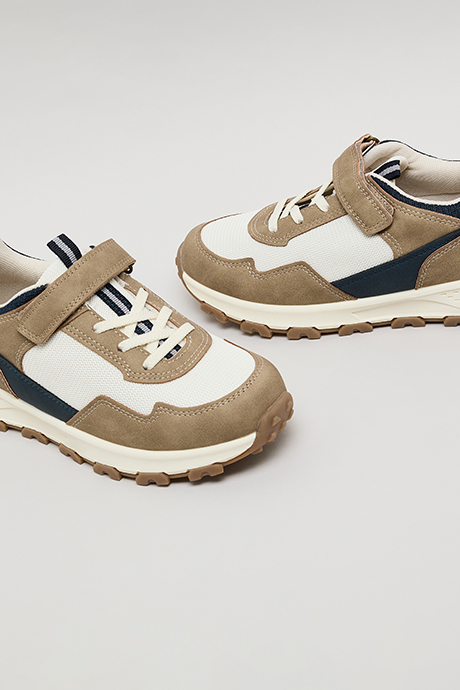 Color Block Velcro Sneakers