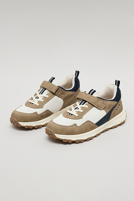 Color Block Velcro Sneakers