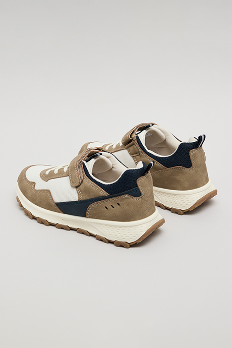 Color Block Velcro Sneakers