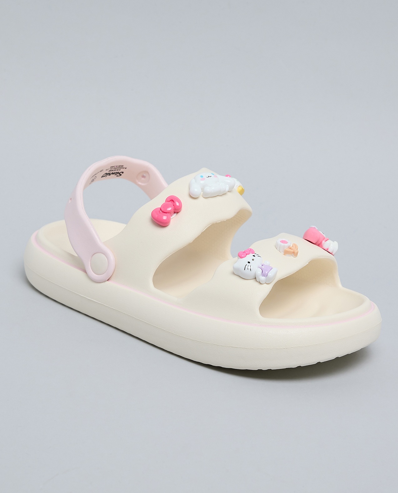 Hello Kitty Charm Detail Slingback Sandals