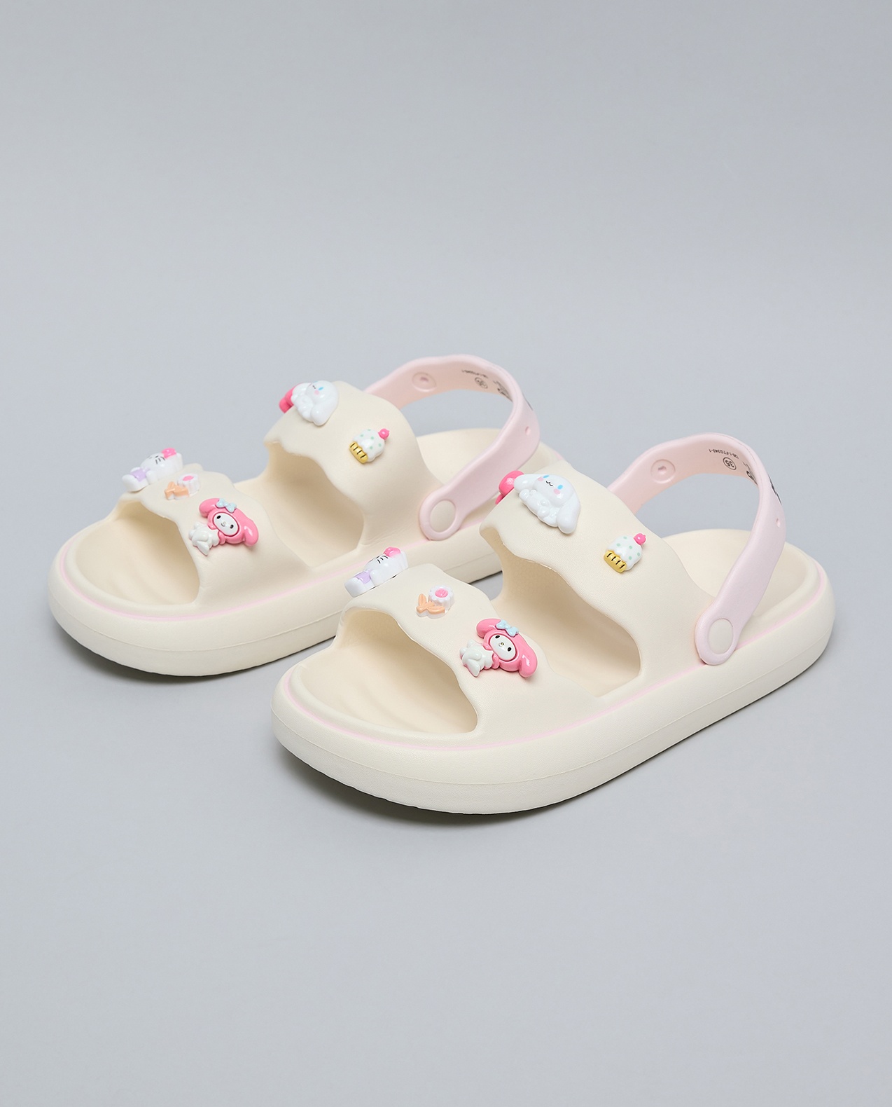 Hello Kitty Charm Detail Slingback Sandals