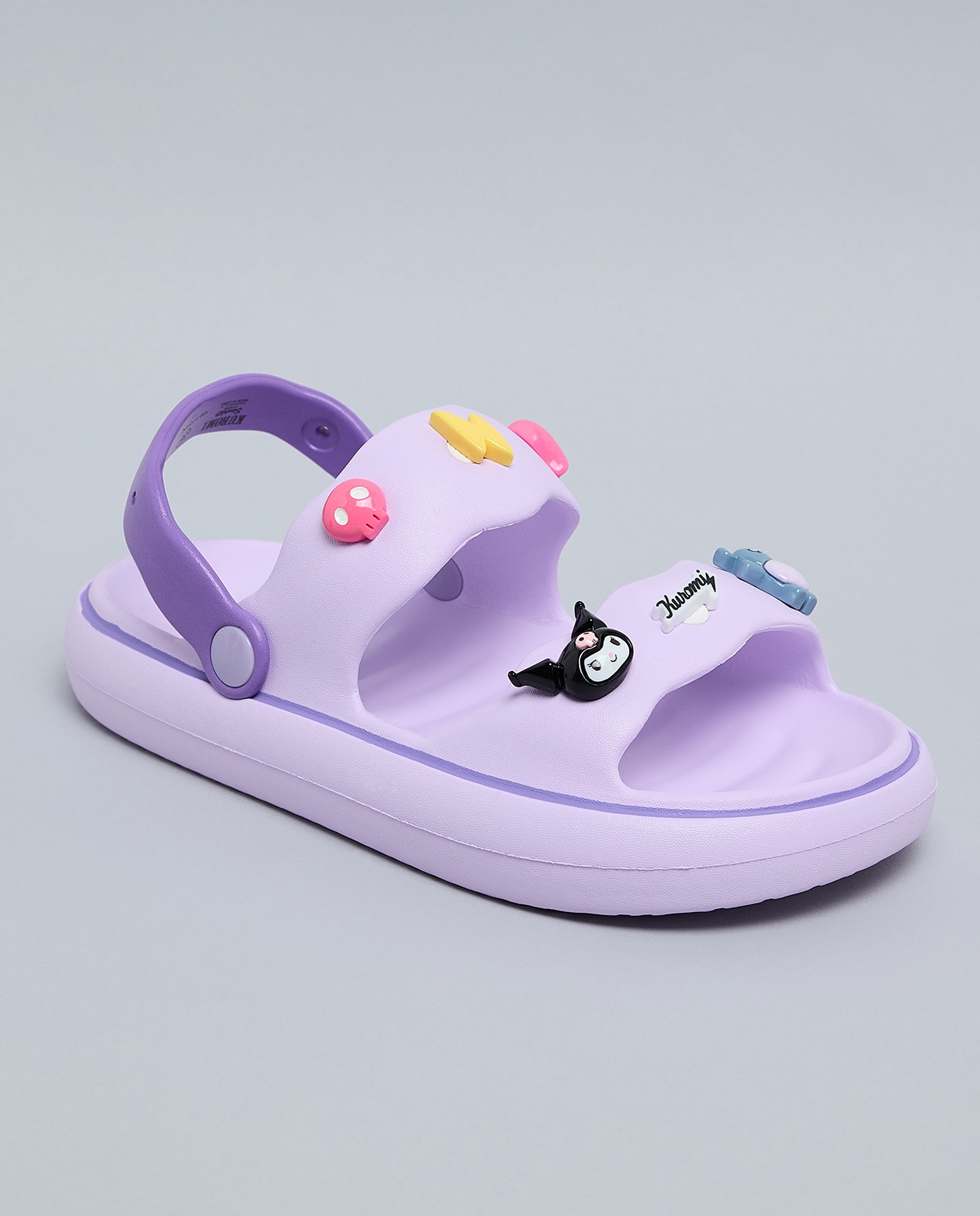 Kuromi Charm Detail Slingback Sandals
