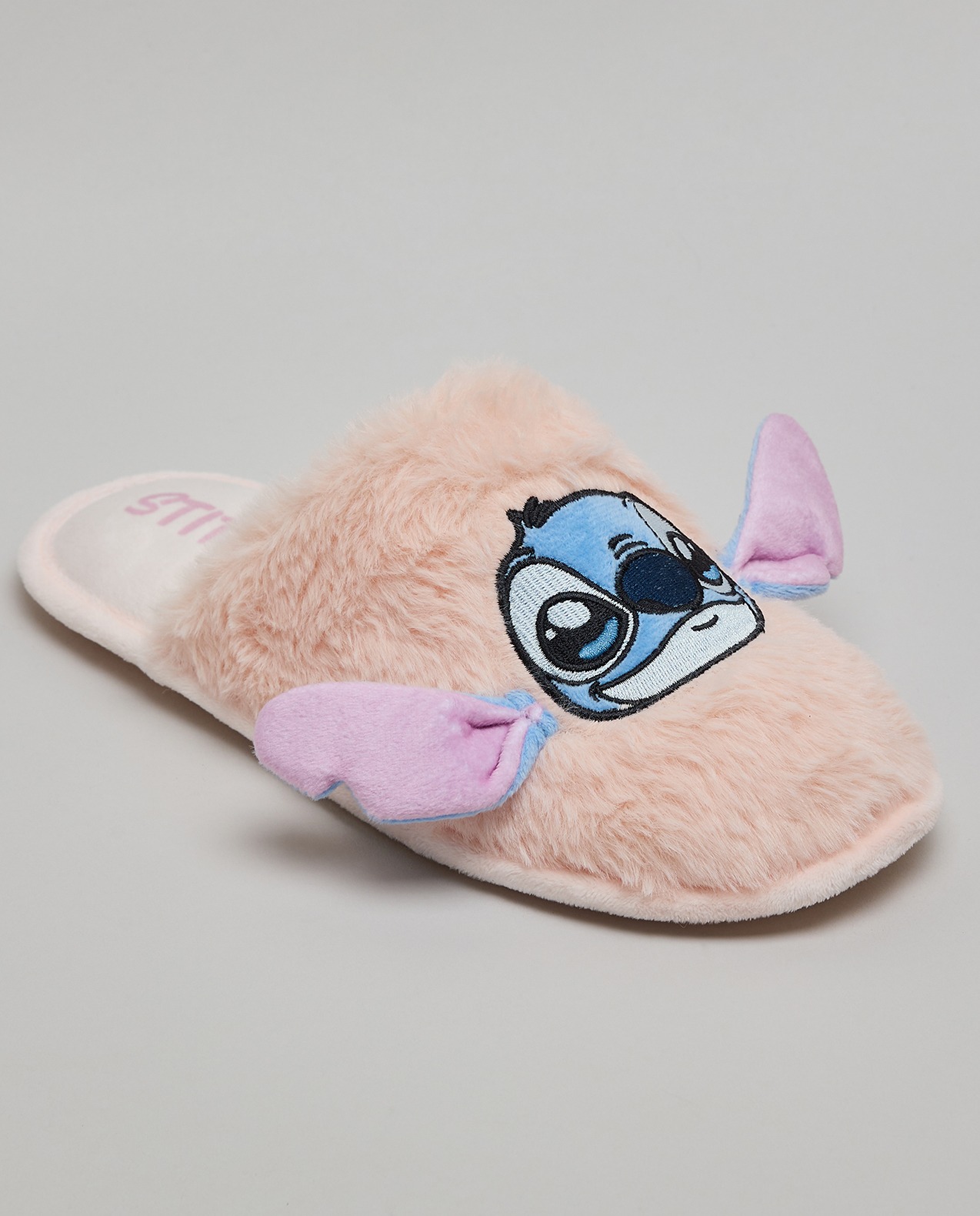 Stitch Appliqued Bedroom Slippers