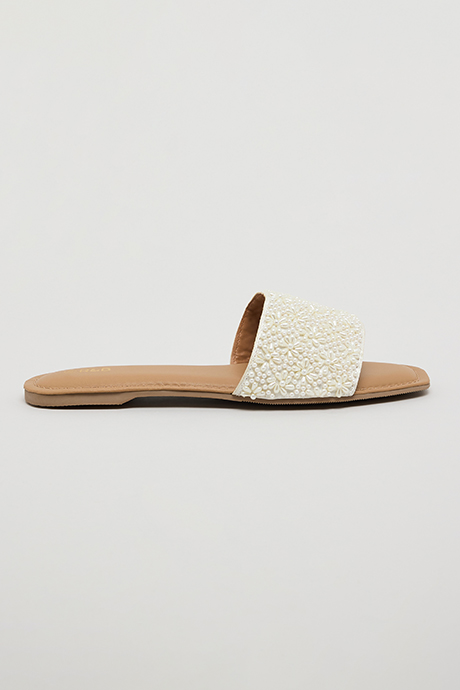 Embellished Flat Sandals