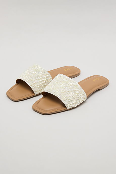 Embellished Flat Sandals