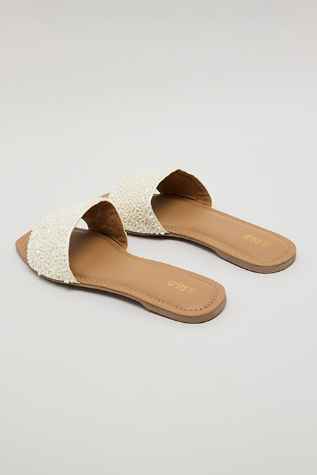 Embellished Flat Sandals