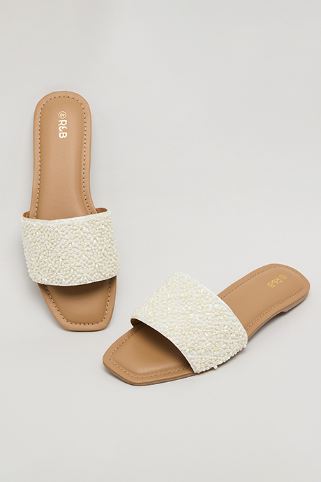 Embellished Flat Sandals