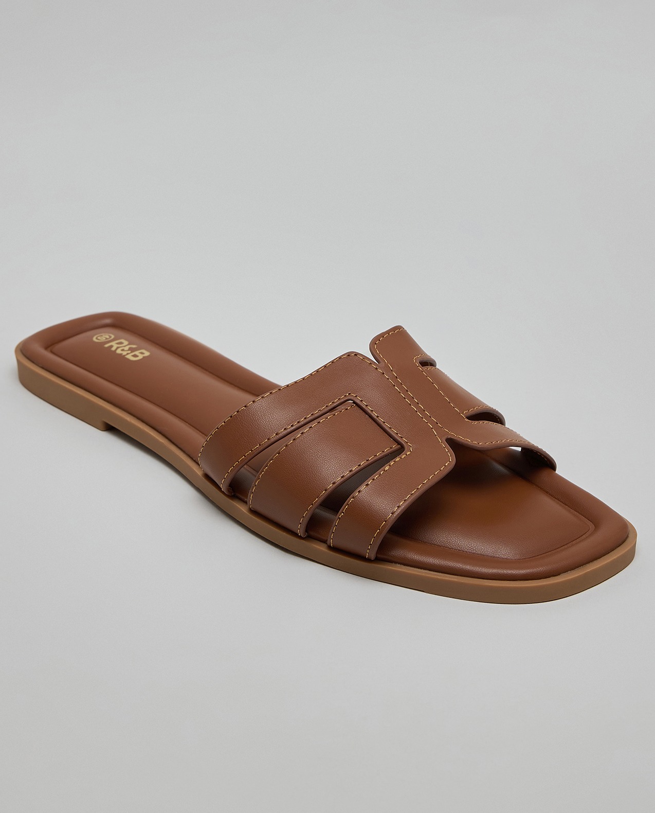 Cut-Out Flat Sandals