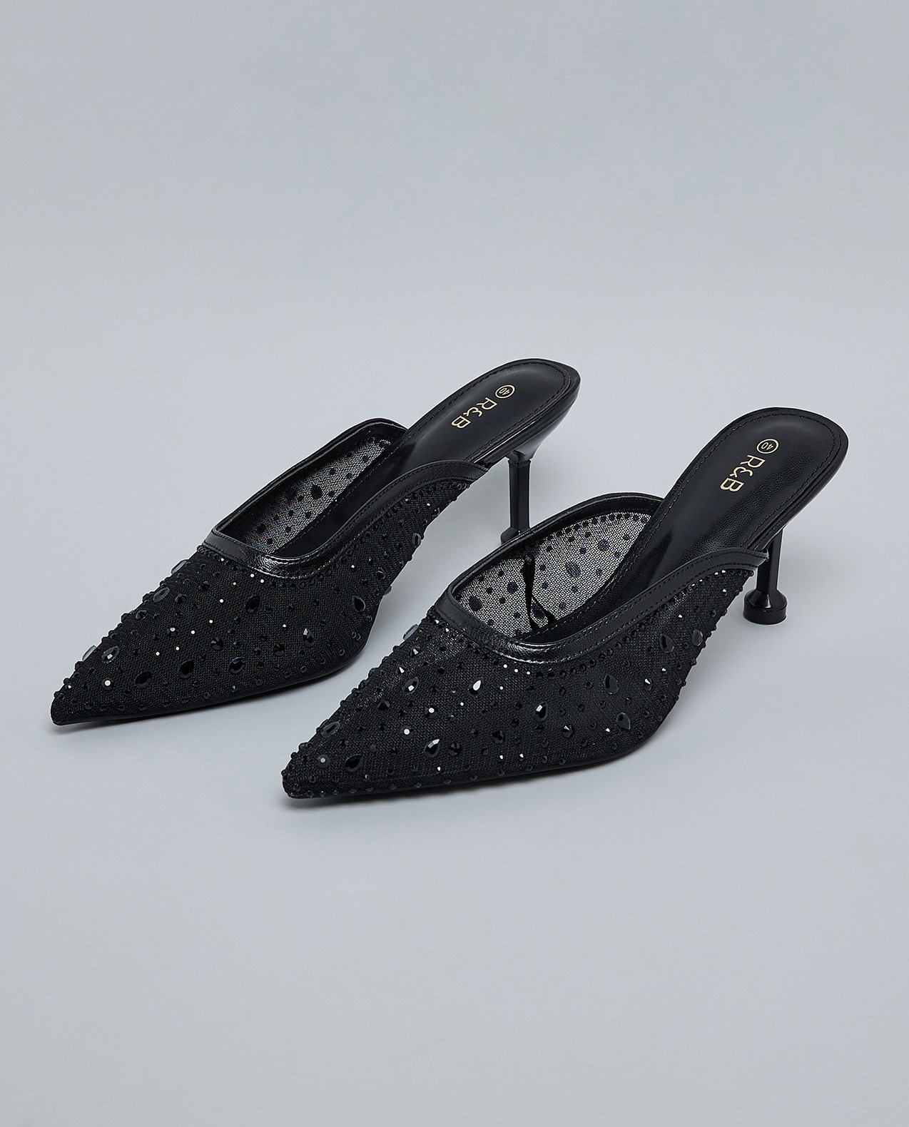 Embellished Mule Pumps