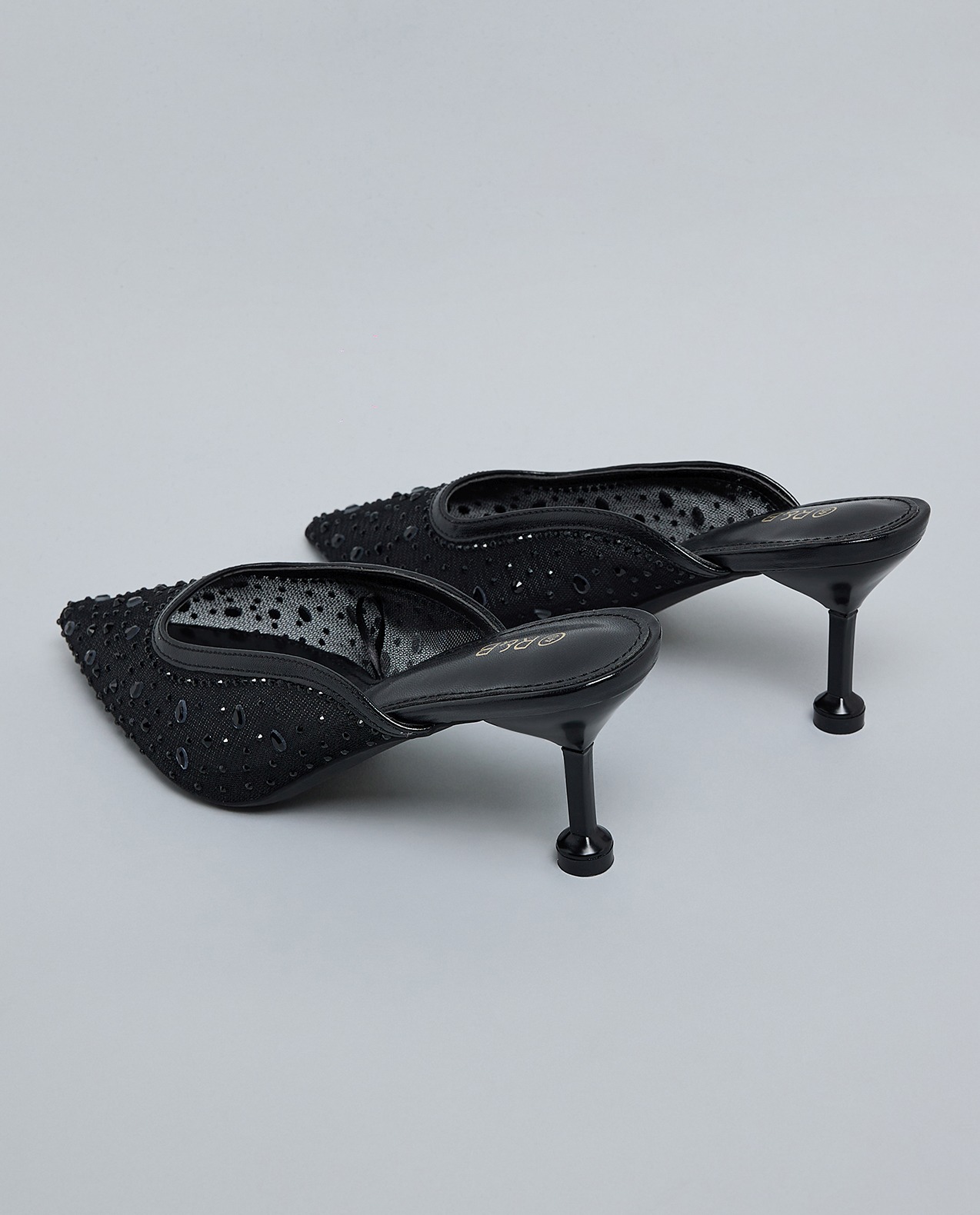 Embellished Mule Pumps