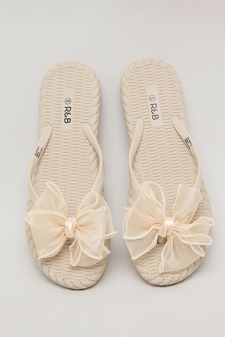 Bow Detail Flip-Flops
