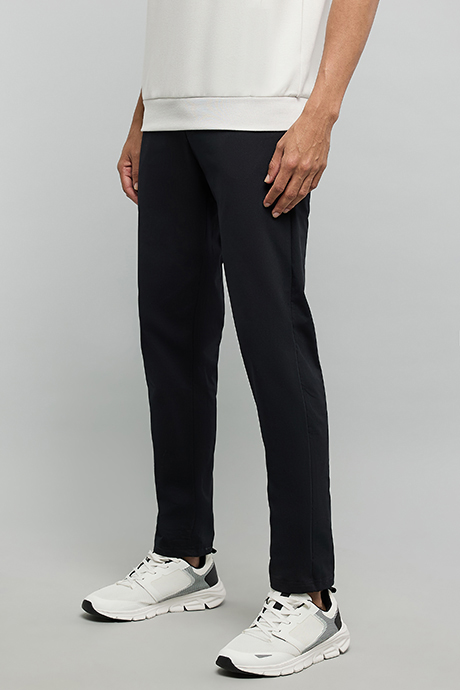 Solid Trackpants with Drawstring Waist
