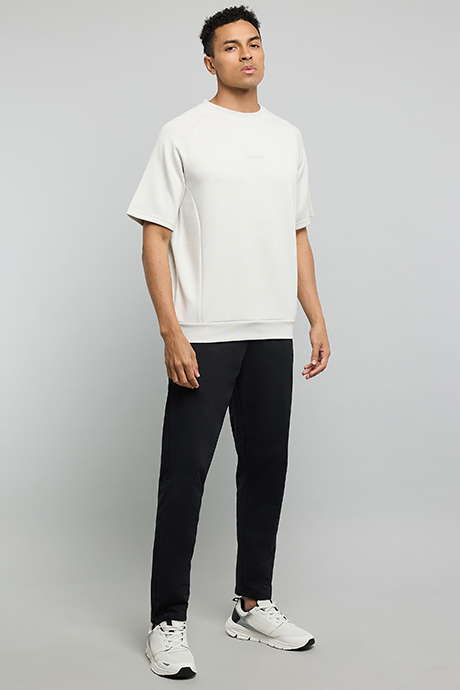 Solid Trackpants with Drawstring Waist