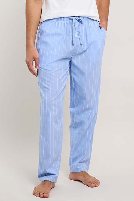 Striped Lounge Pants with Drawstring Waist