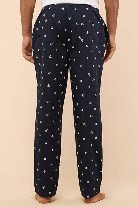 Printed Lounge Pants with Drawstring Waist